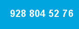 928 804 52 76 928 804 52 76
